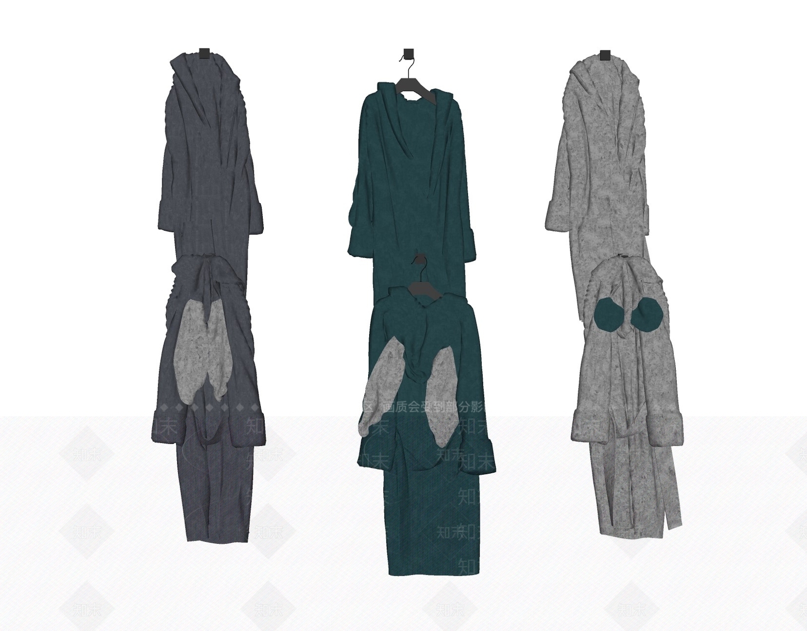 服装SU模型下载【ID:1117042573】
