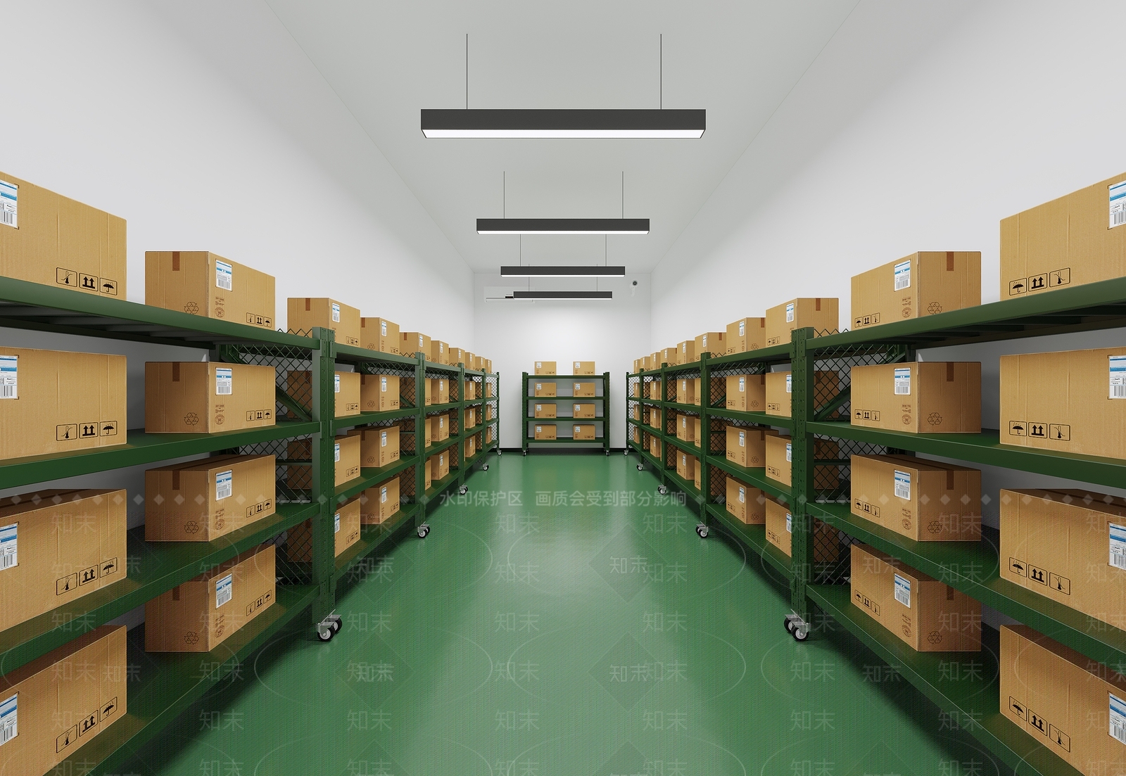 现代仓库3D模型下载【ID:1117054205】