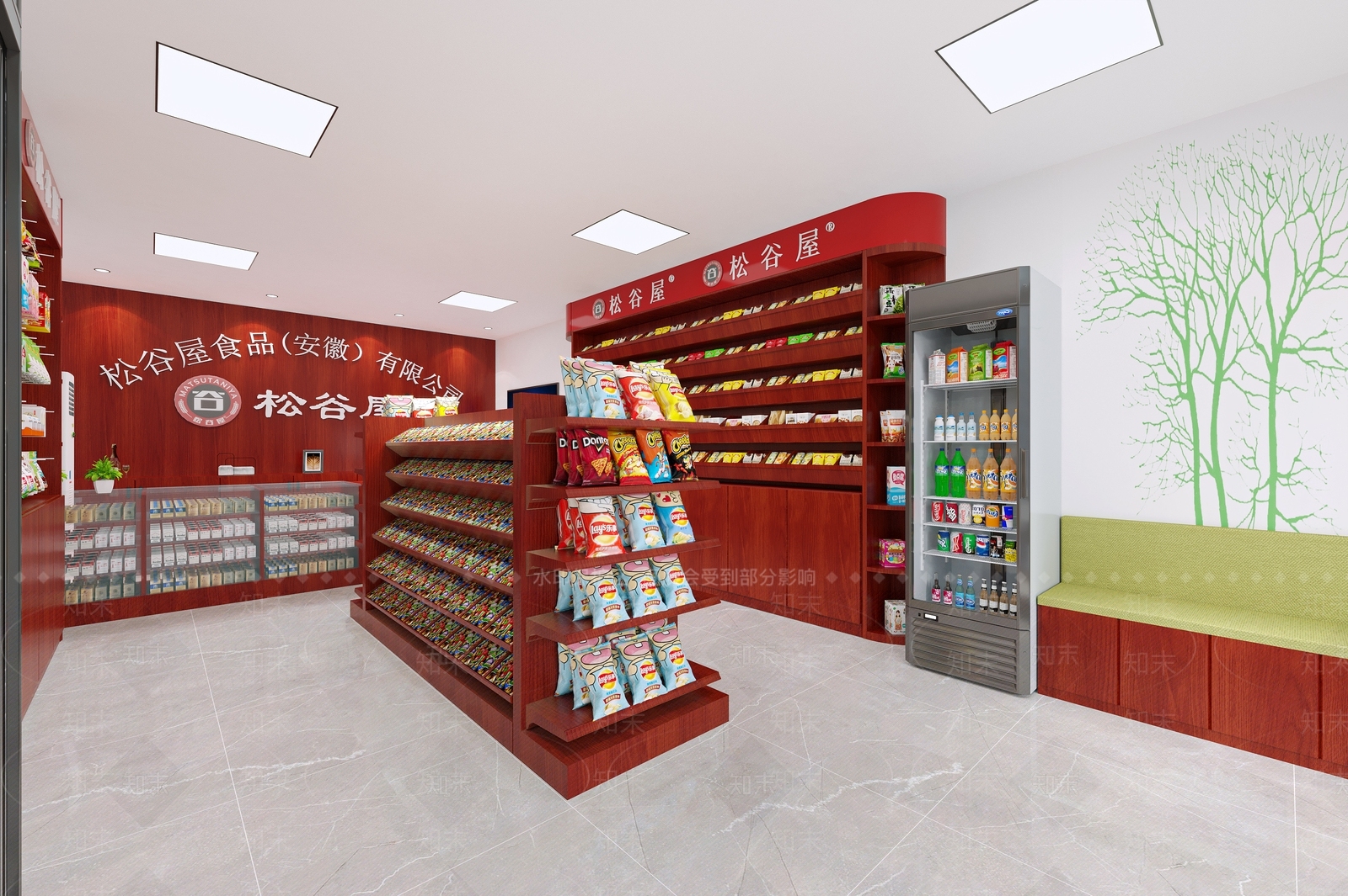 现代零食店3D模型下载【ID:1117054573】