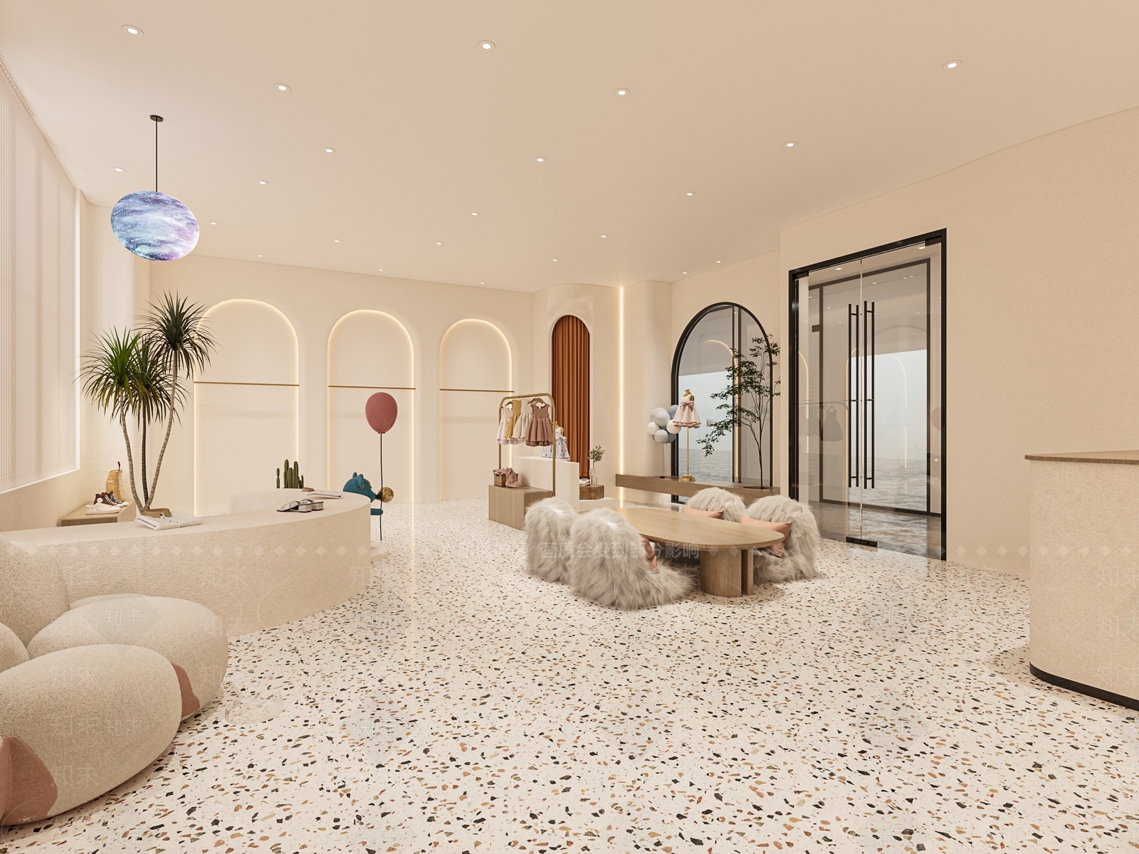 侘寂服装店3D模型下载【ID:1117066540】