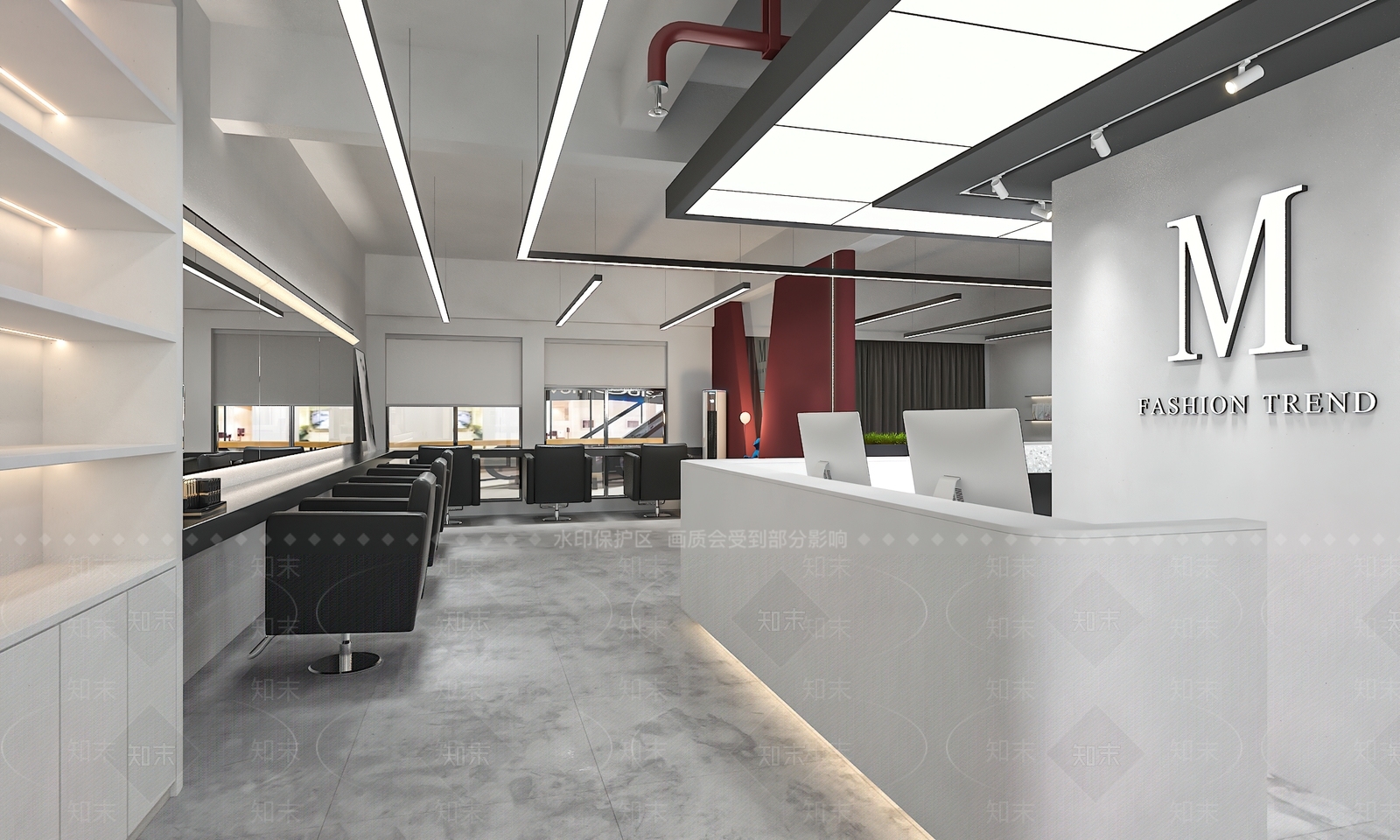 现代理发店3D模型下载【ID:1117070367】