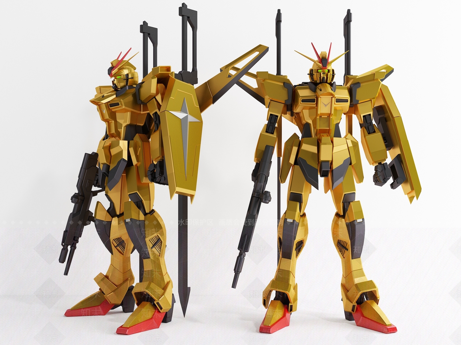 玩具机甲3D模型下载【ID:1117075181】