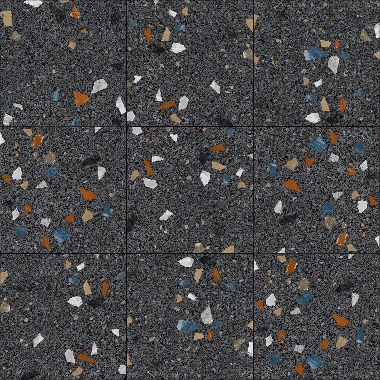 仿水磨石地砖PBR纹理贴图下载【ID:1117075482】