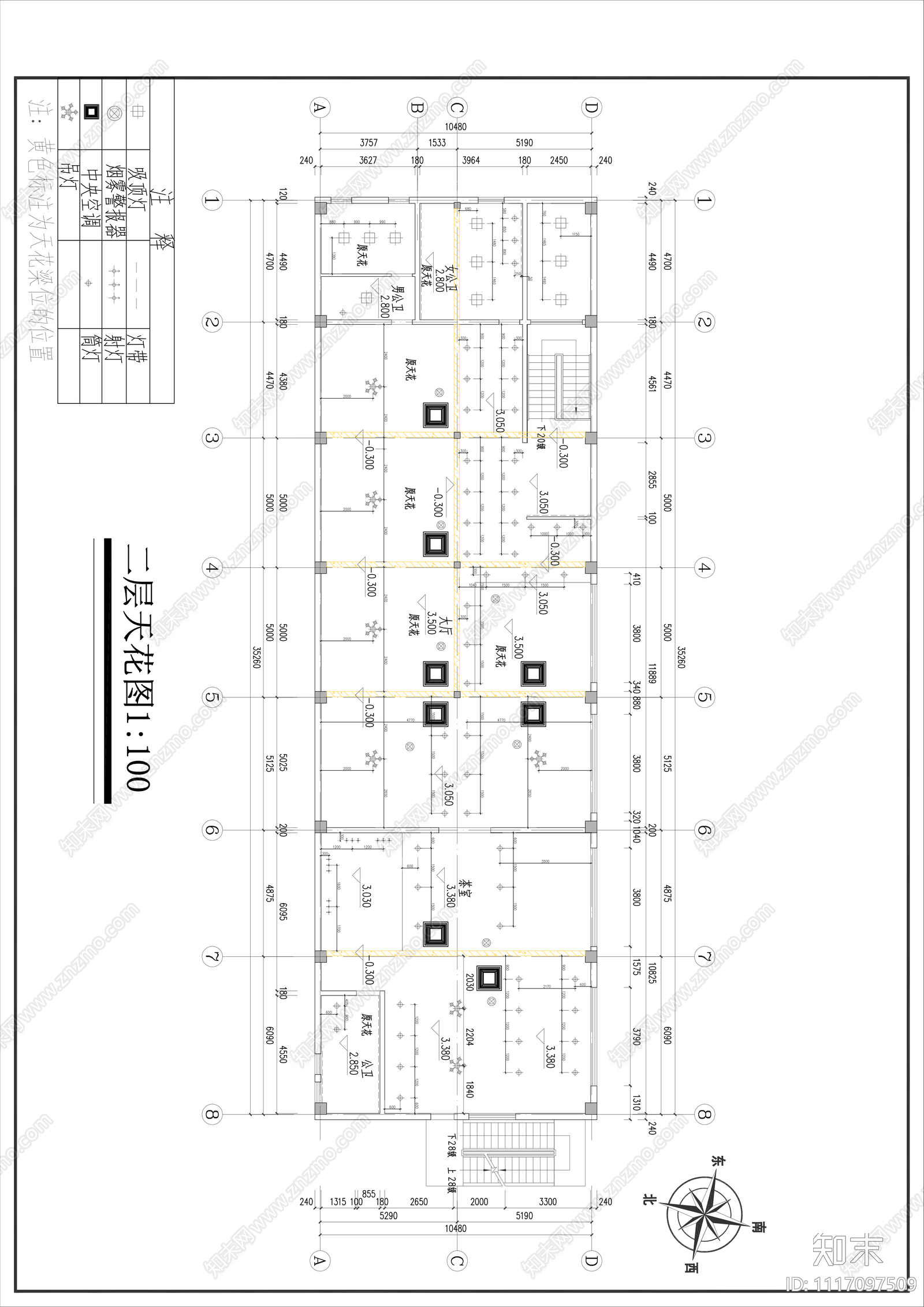 农家乐餐饮空间平面图施工图cad施工图下载【ID:1117097509】