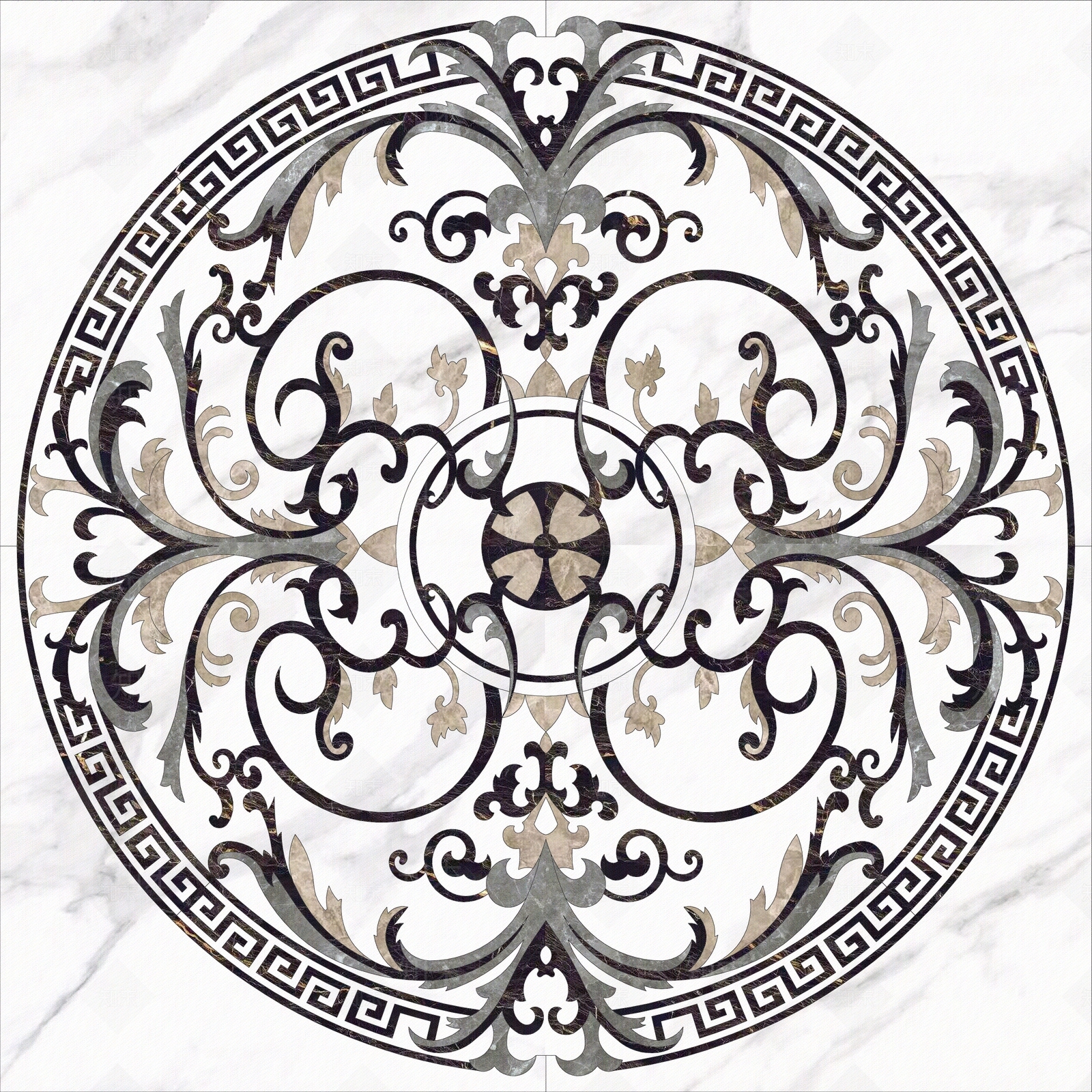 水刀拼花石材贴图下载【ID:1117099610】