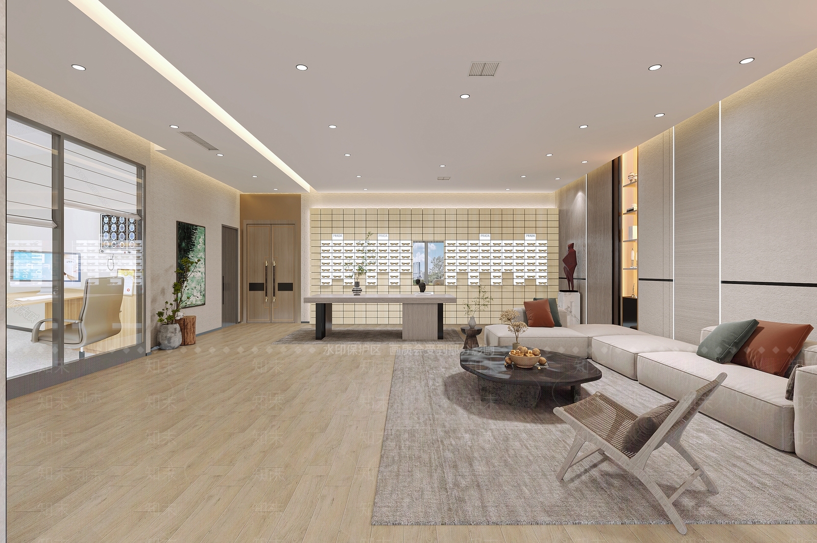 现代公司大厅3D模型下载【ID:1117126914】