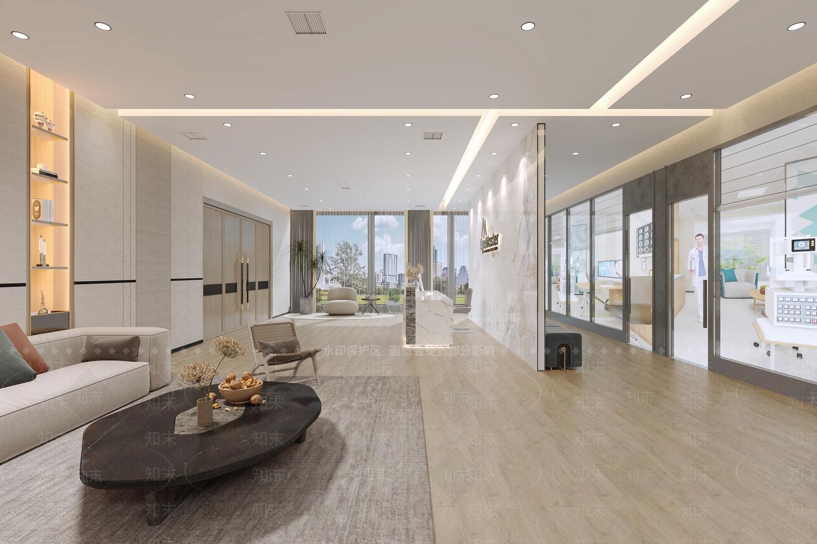现代公司大厅3D模型下载【ID:1117126914】