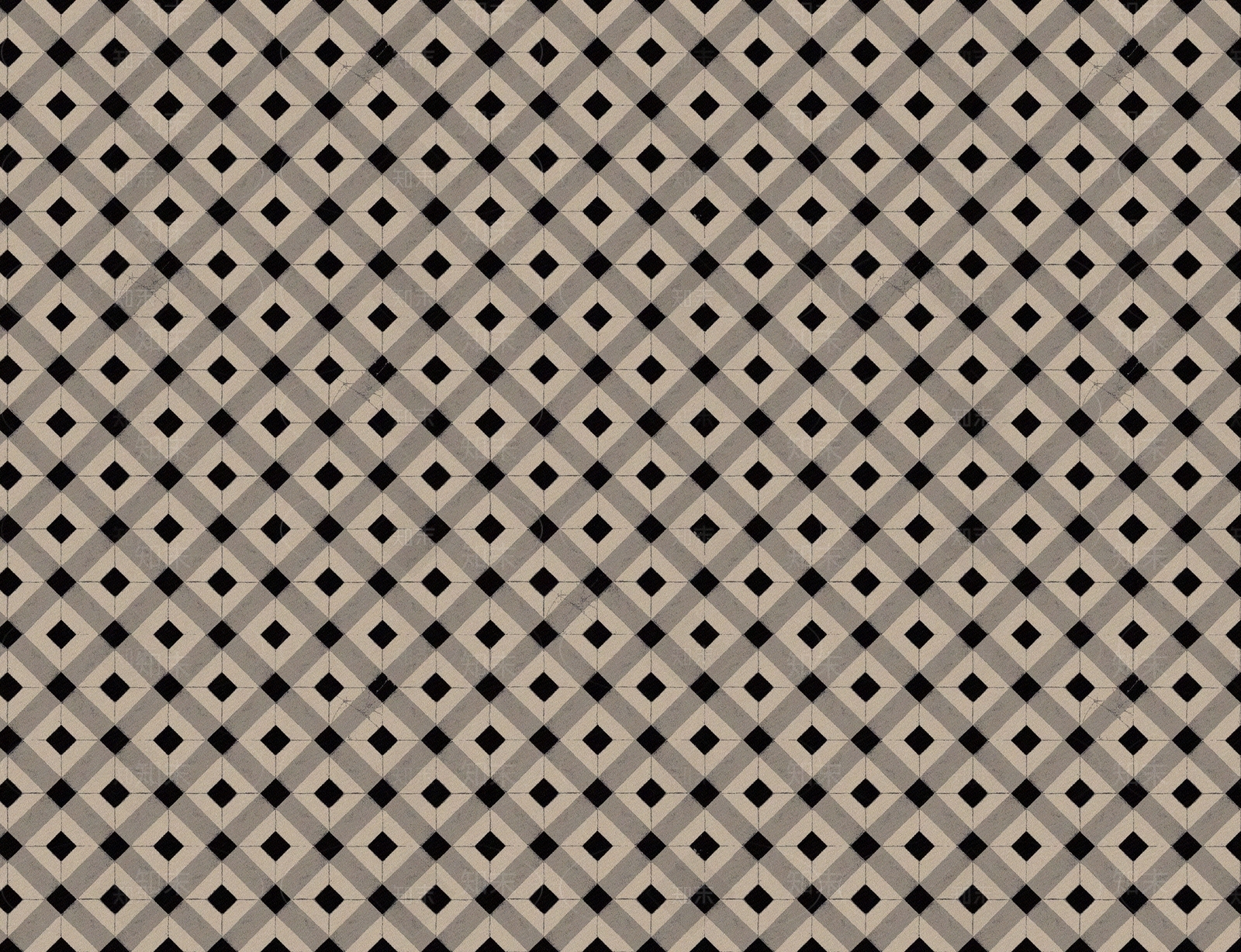 米黄色几何菱形图案墙布贴图下载【ID:1117144109】