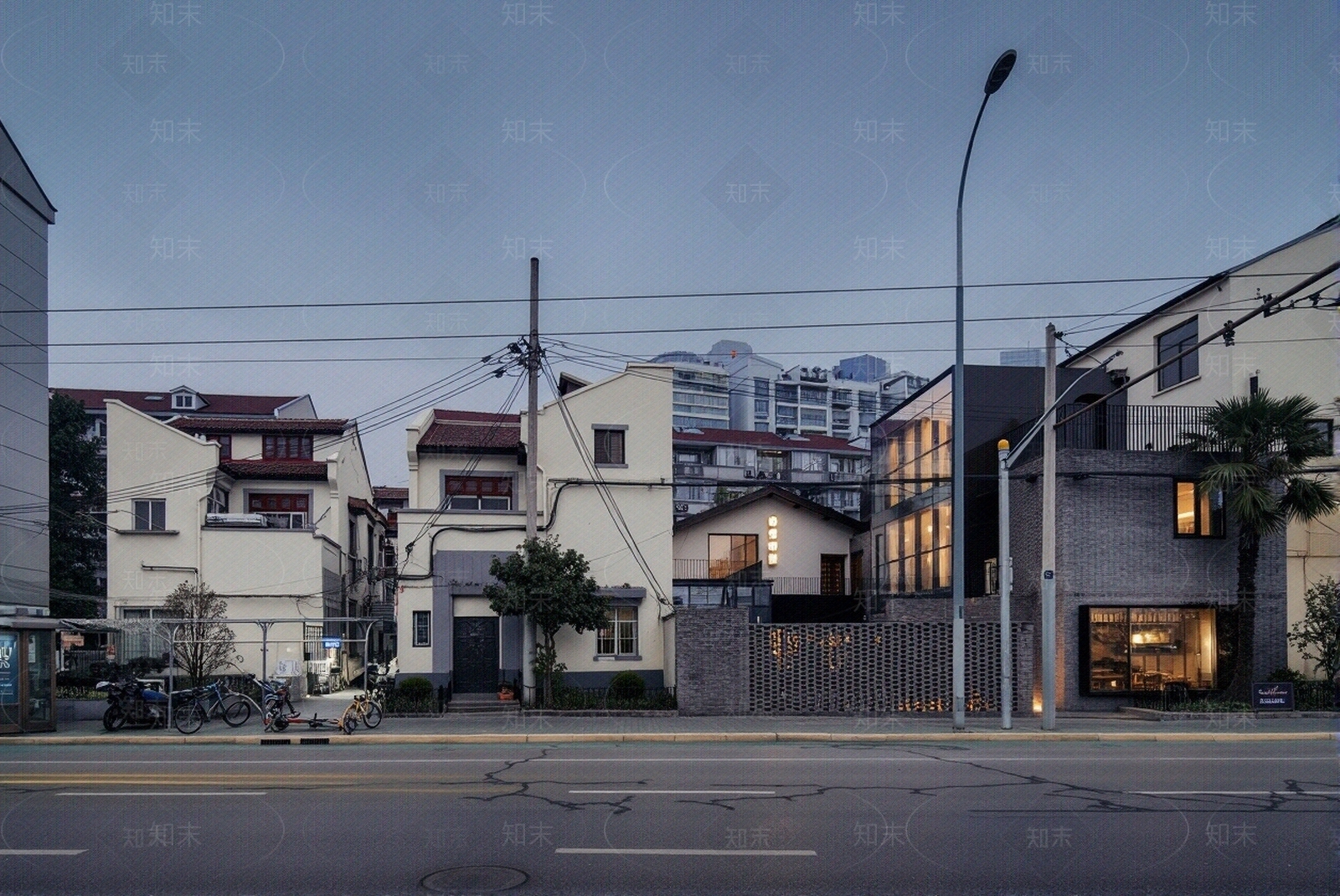 室外老城区街道外景贴图下载【ID:1195362610】