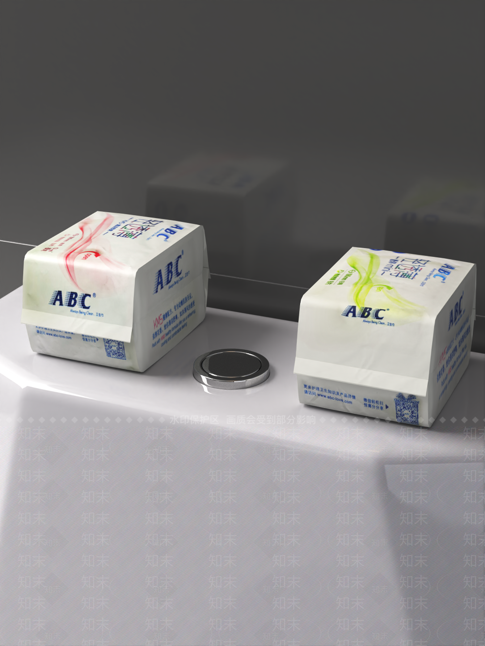 卫生巾3D模型下载【ID:1117389178】