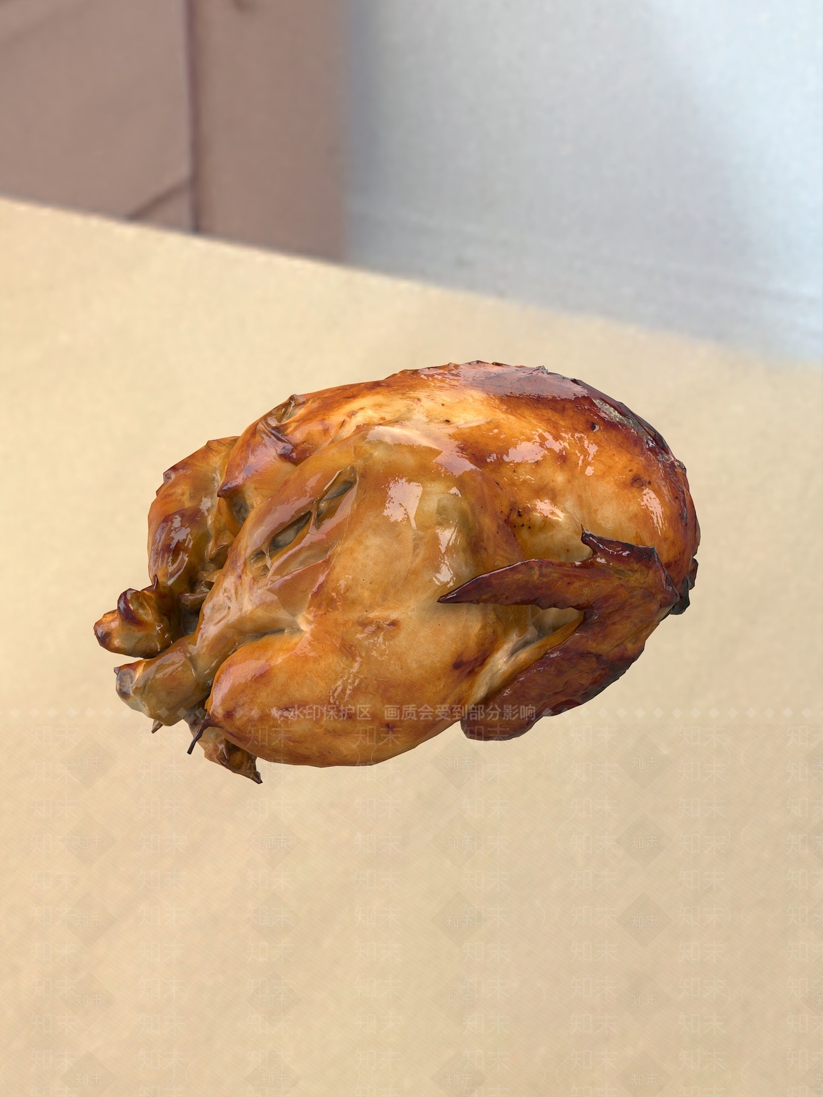 烤鸡3D模型下载【ID:1117163049】