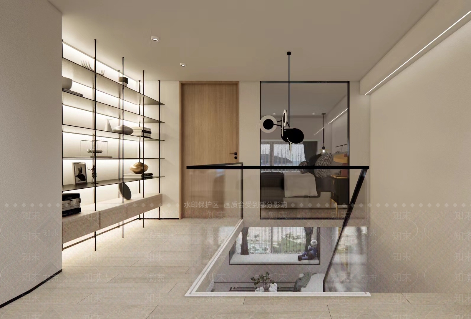 现代LOFT公寓SU模型下载【ID:1117207871】