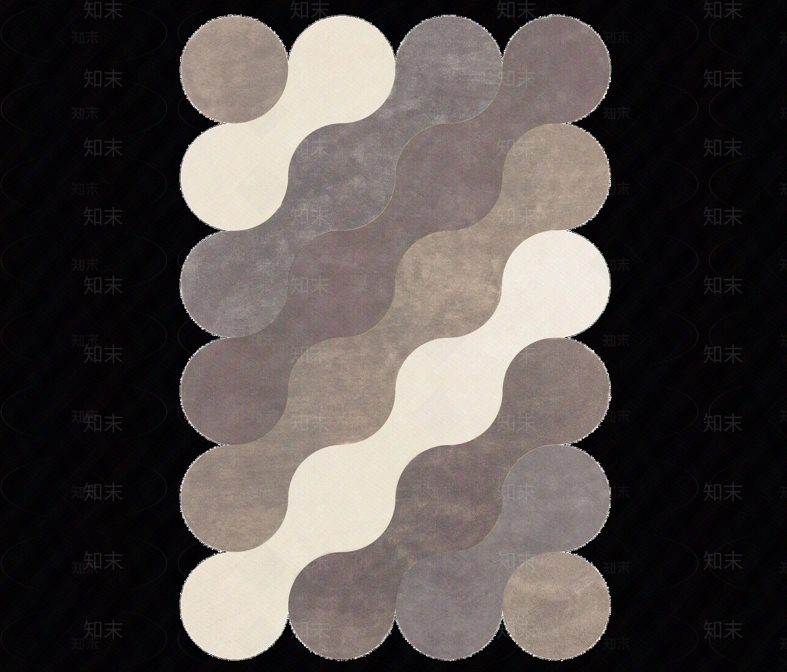 棕色系绒布现代简约地毯贴图下载【ID:1117218635】