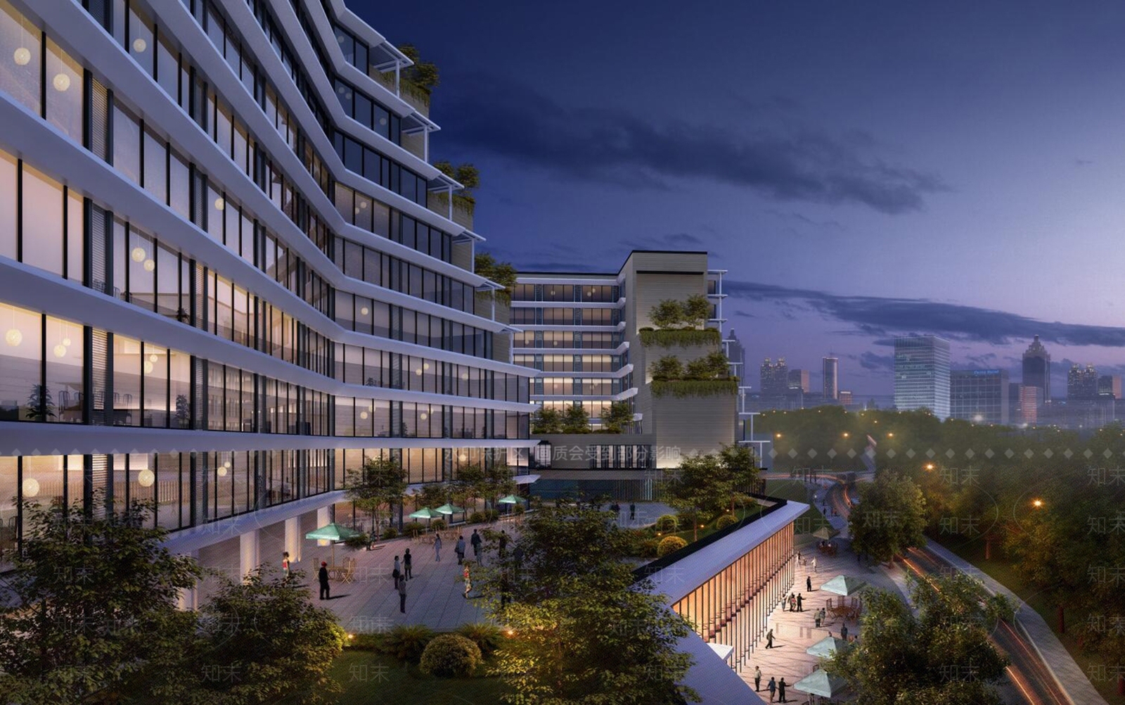 现代医疗建筑SU模型下载【ID:1117511065】