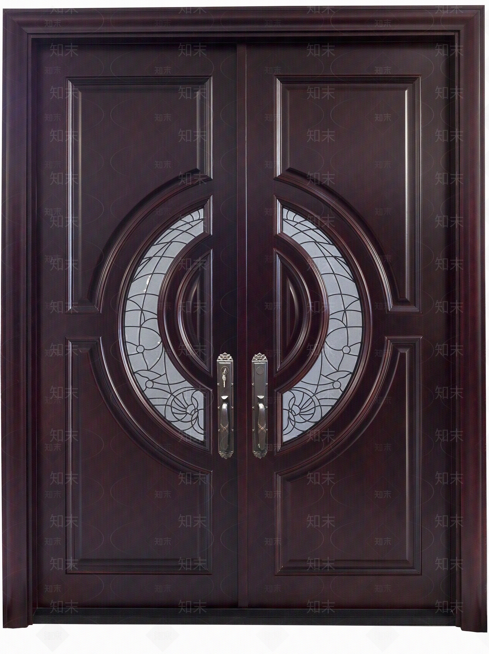 红木复式木门家具贴图下载【ID:1117237521】