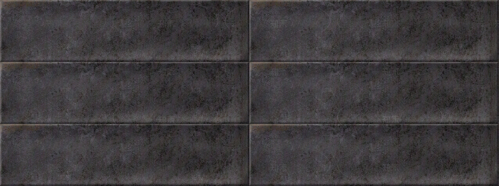 黑色亚光石材纹理长条砖贴图下载【ID:1117237998】