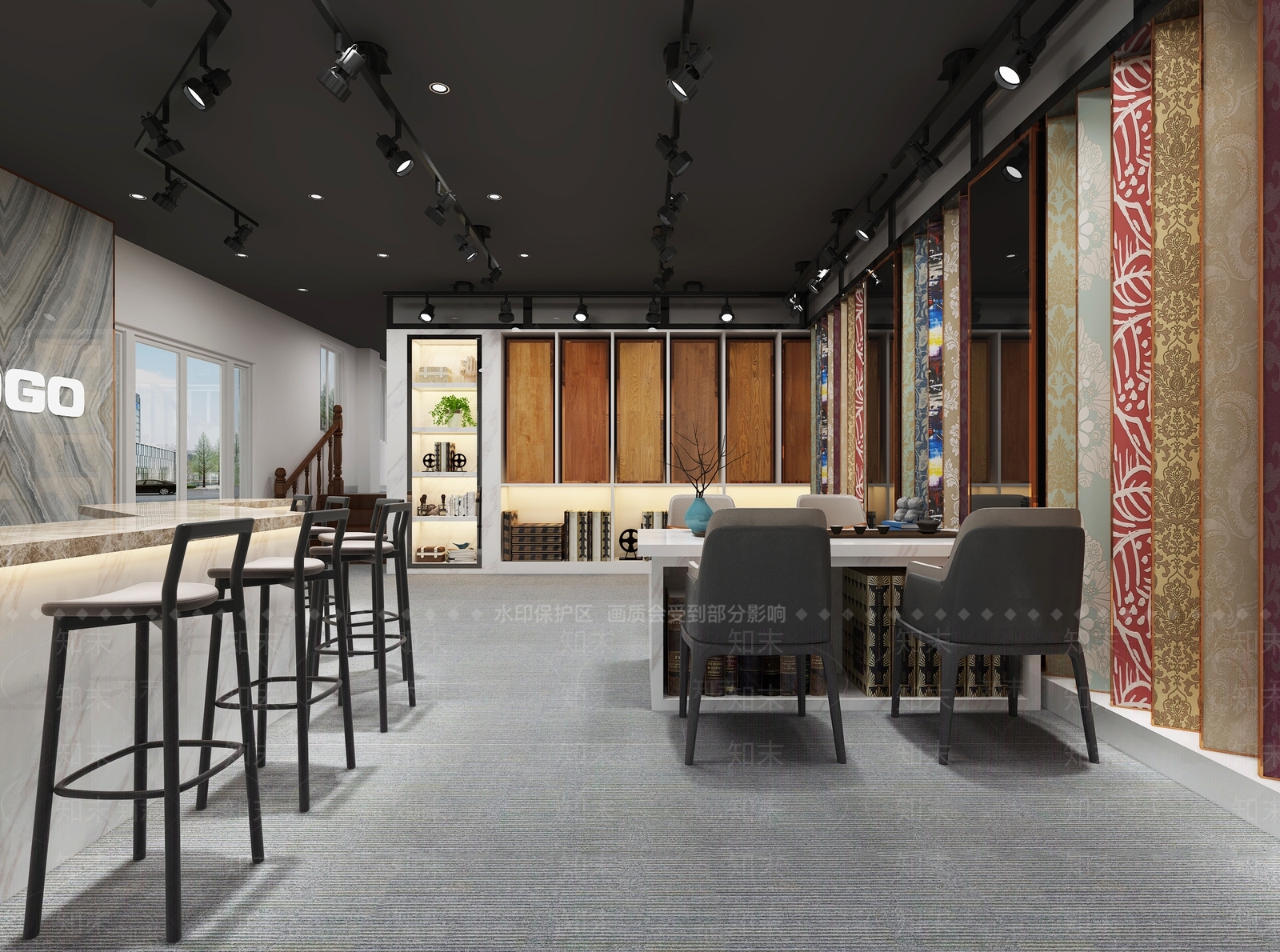 现代家装公司样板间3D模型下载【ID:1117259098】