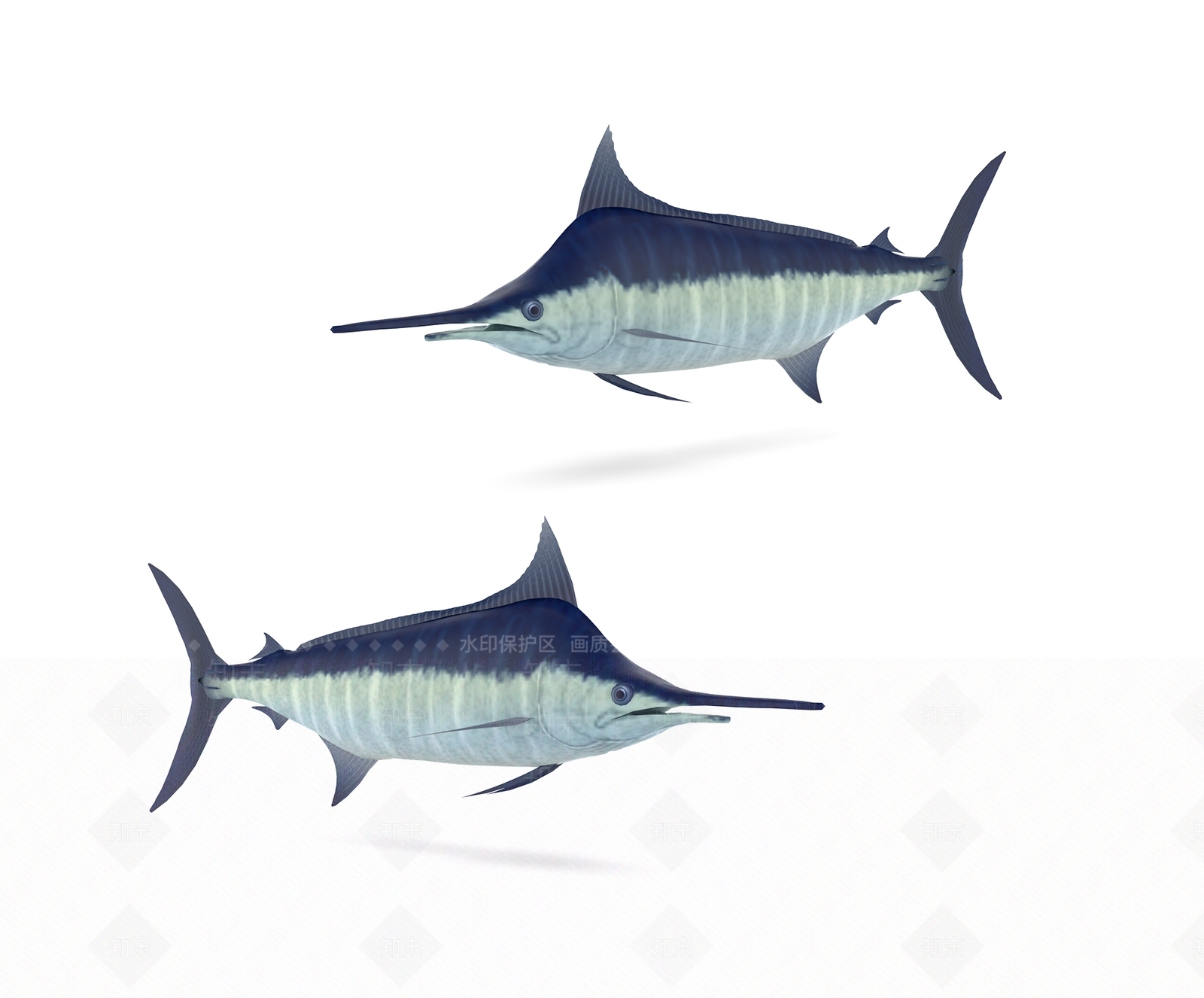海洋生物3D模型下载【ID:1117258544】