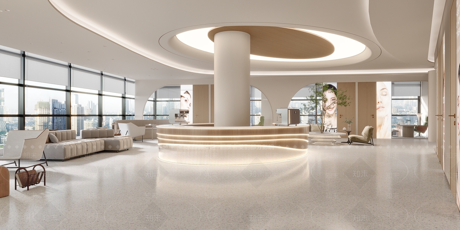 现代医疗美容院3D模型下载【ID:1117273297】