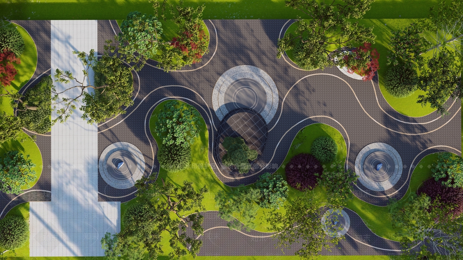 现代微地形SU模型下载【ID:1117281661】