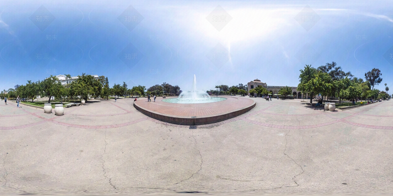 城市喷泉广场HDR贴图下载【ID:1117282310】