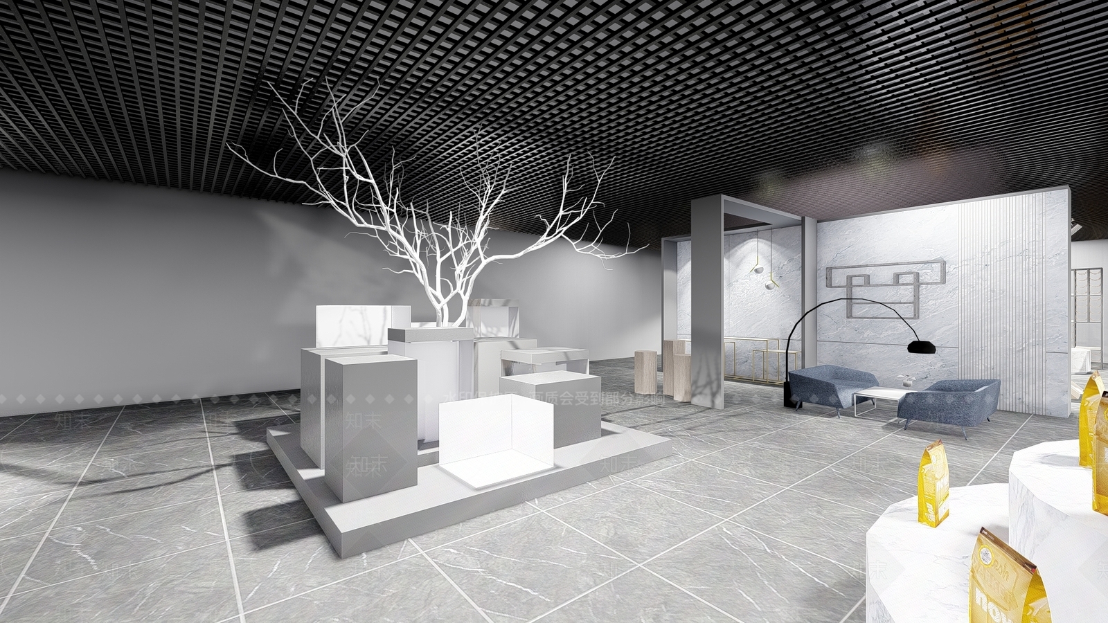 工业五金展厅SU模型下载【ID:1117507636】