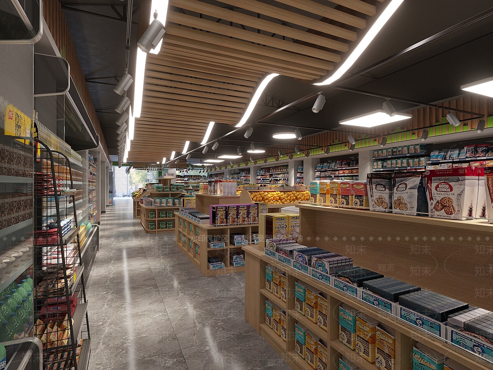 现代超市3D模型下载【ID:1117323567】