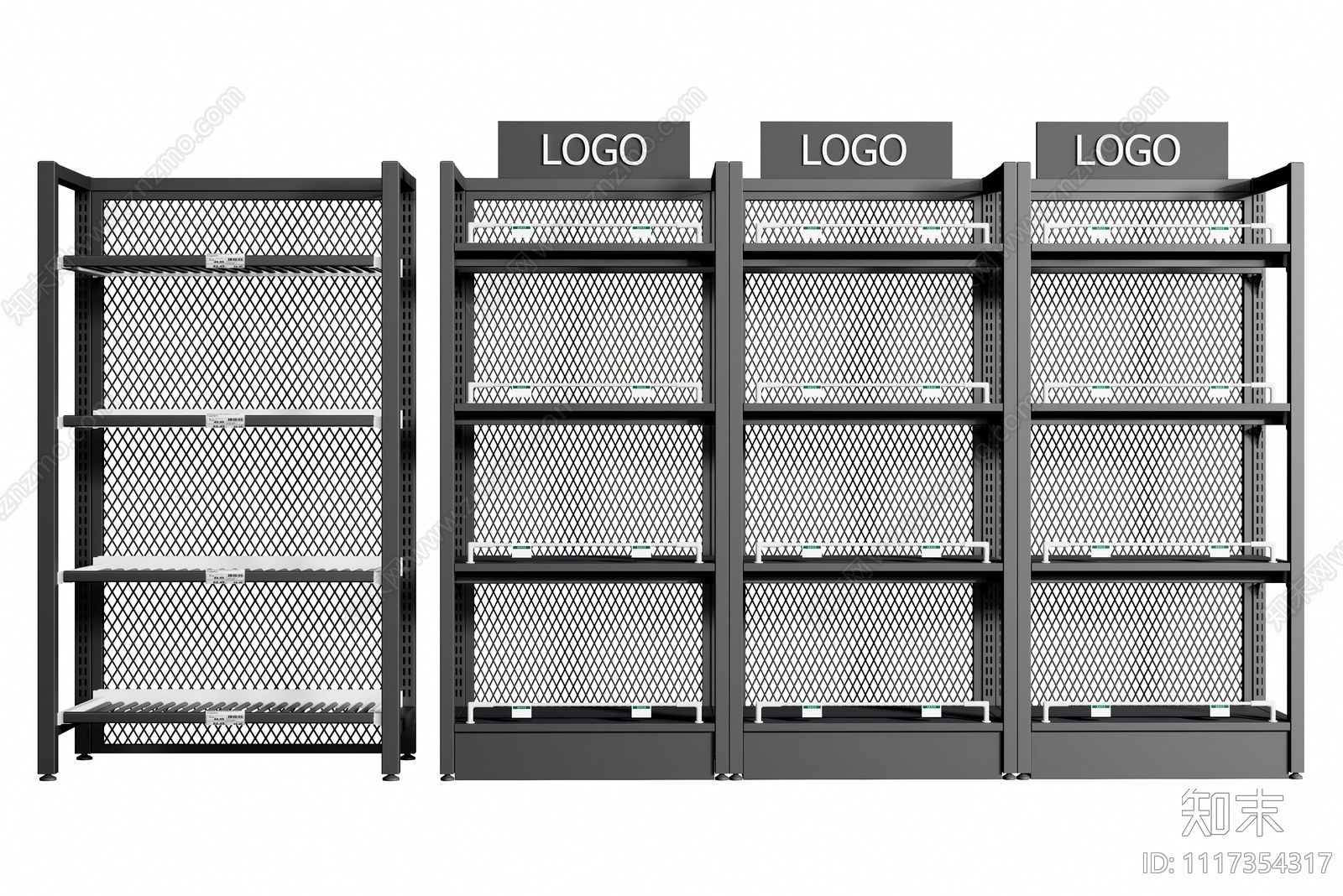 现代货架3D模型下载【ID:1117354317】
