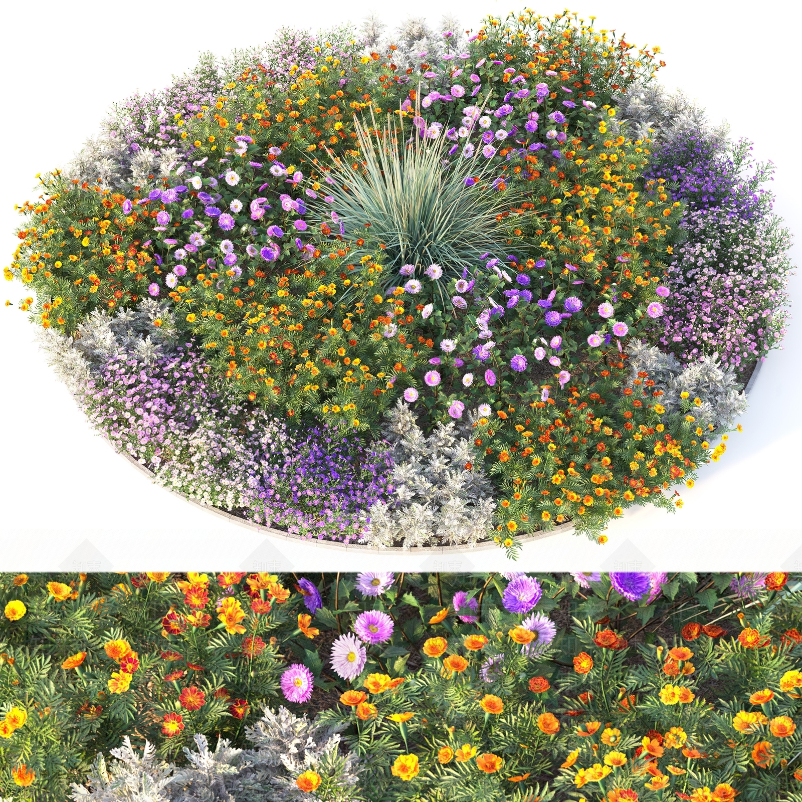 花圃3D模型下载【ID:1117389728】