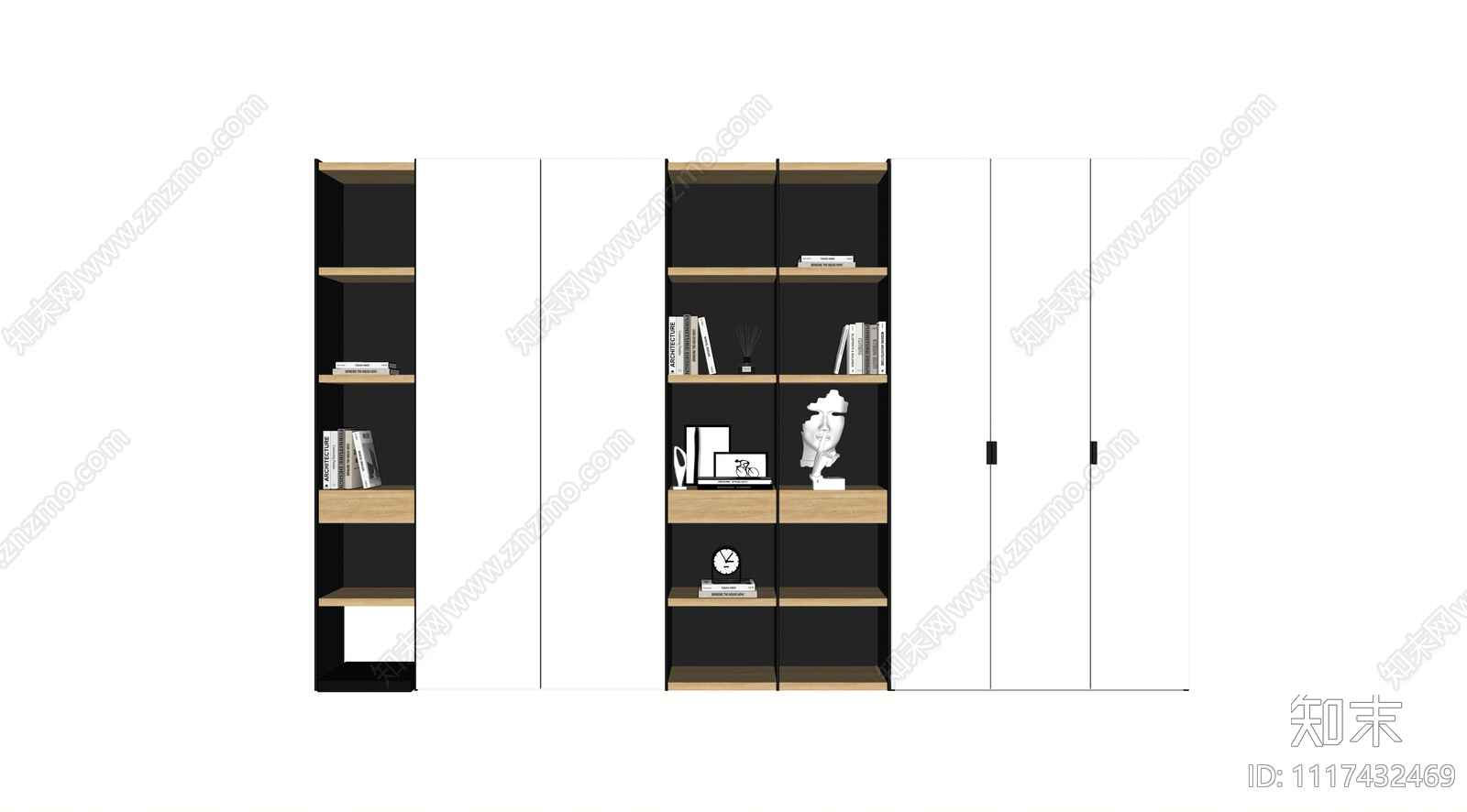 现代储物柜SU模型下载【ID:1117432469】