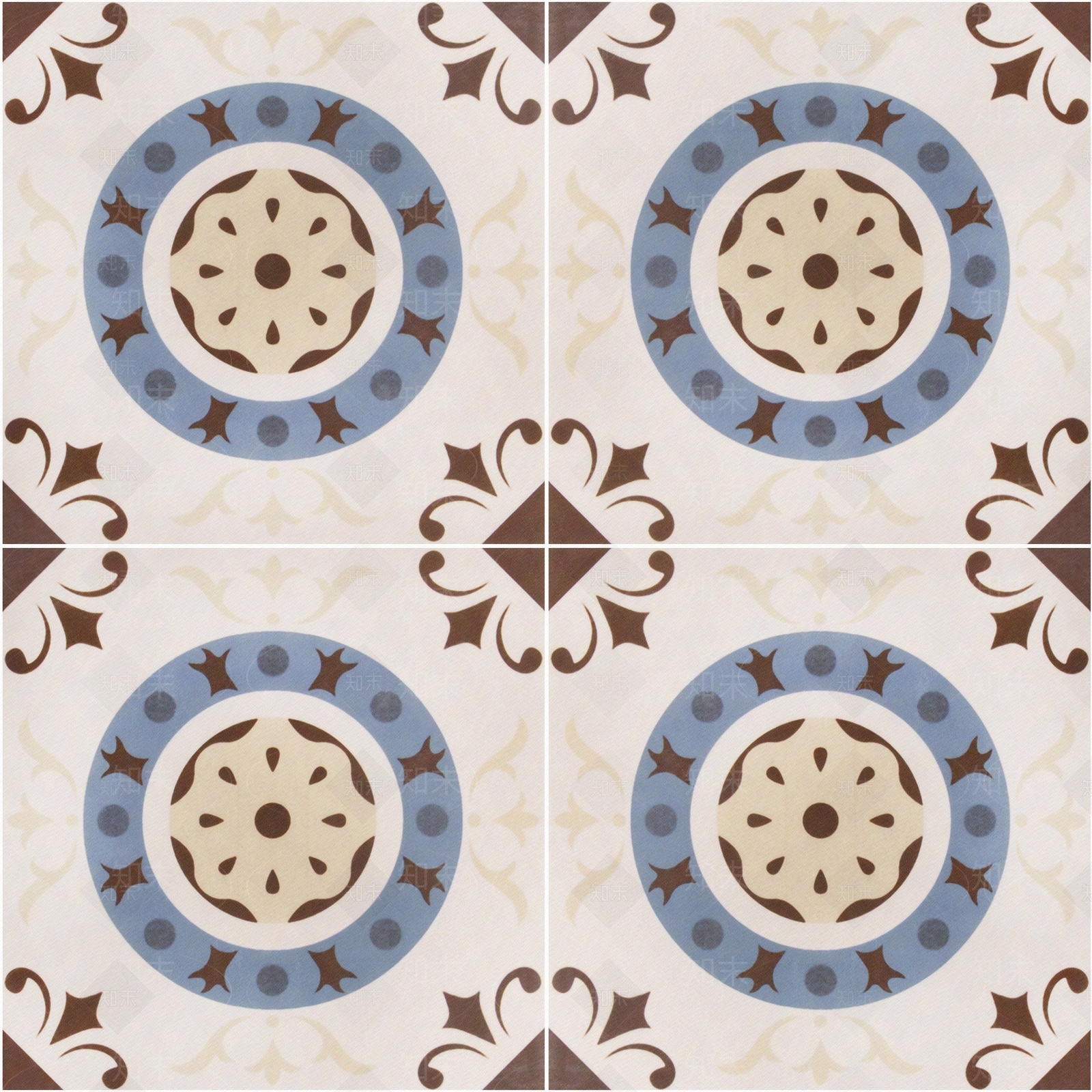 300x300mm花砖2厘缝F30351贴图下载【ID:1117533797】