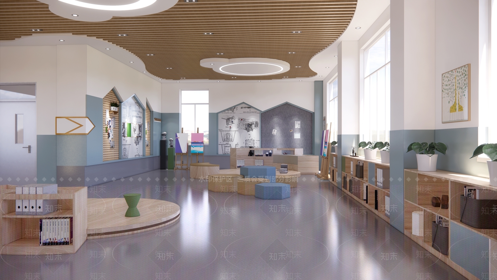现代学校活动区SU模型下载【ID:1117547204】