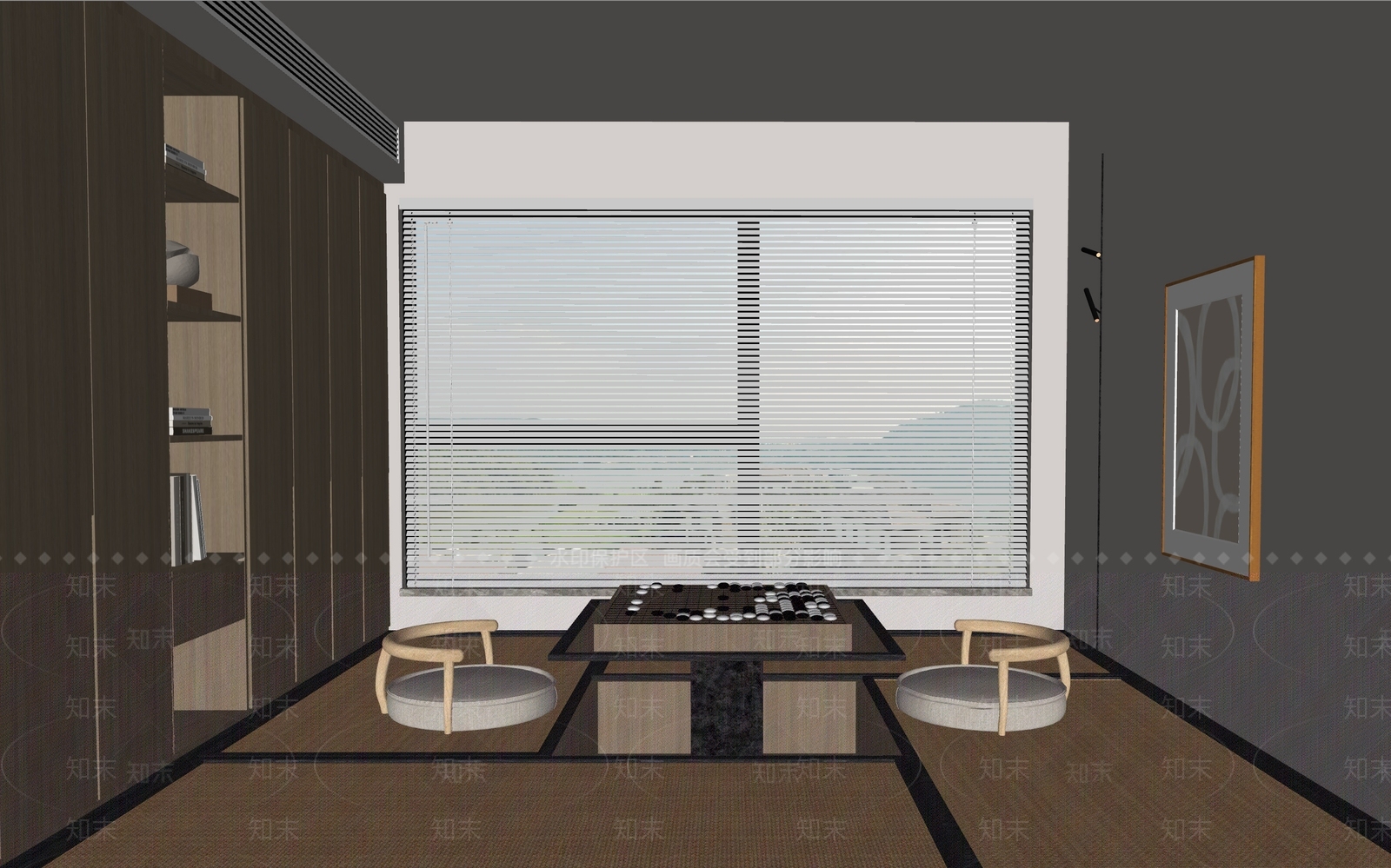 新中式其他娱乐室SU模型下载【ID:1117548876】