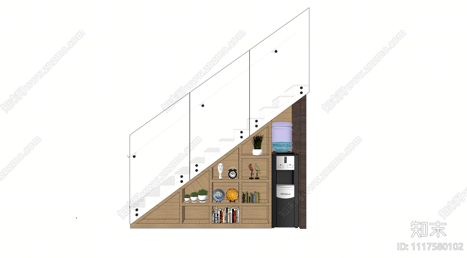 现代储物柜SU模型下载【ID:1117580102】