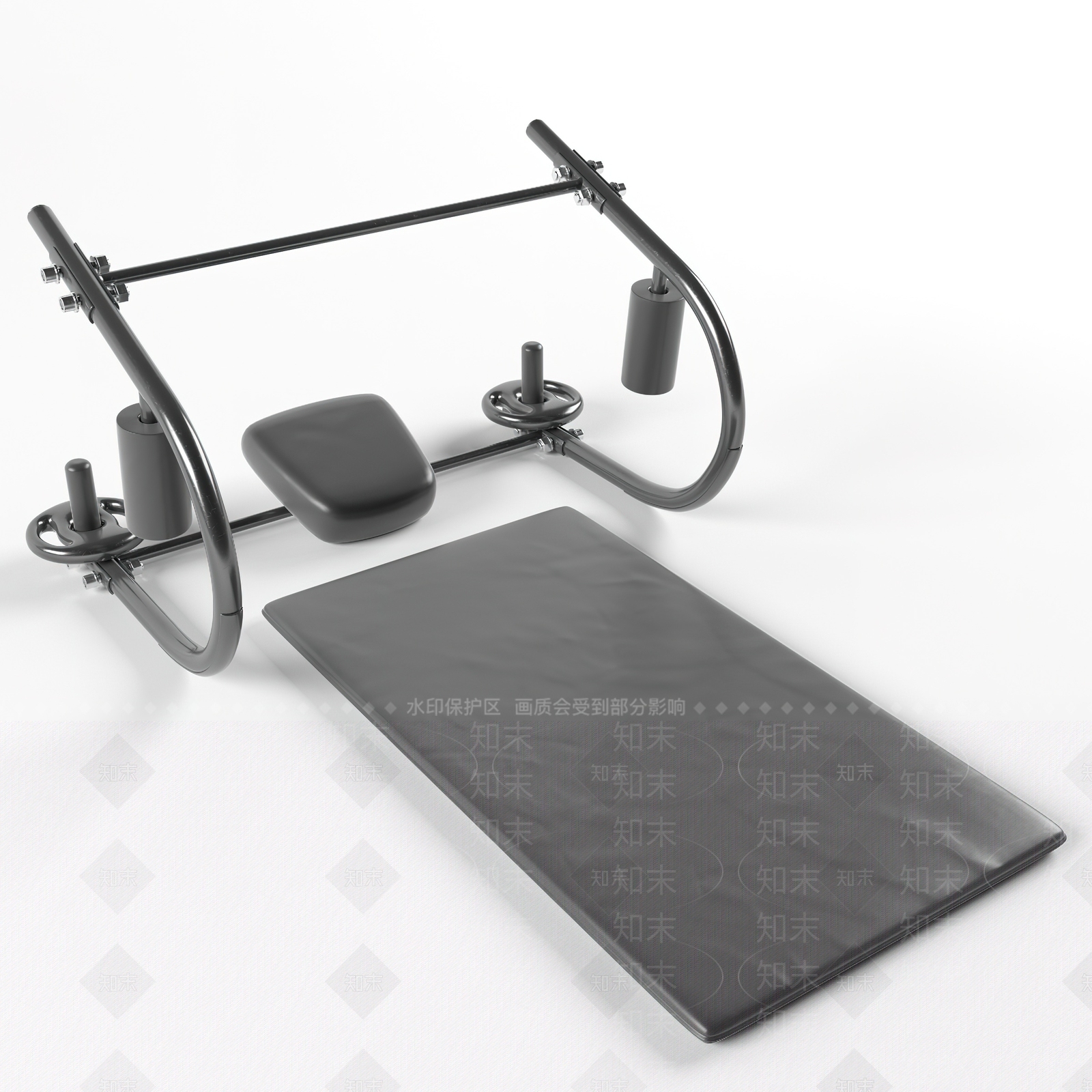 健身器材3D模型下载【ID:1117595693】