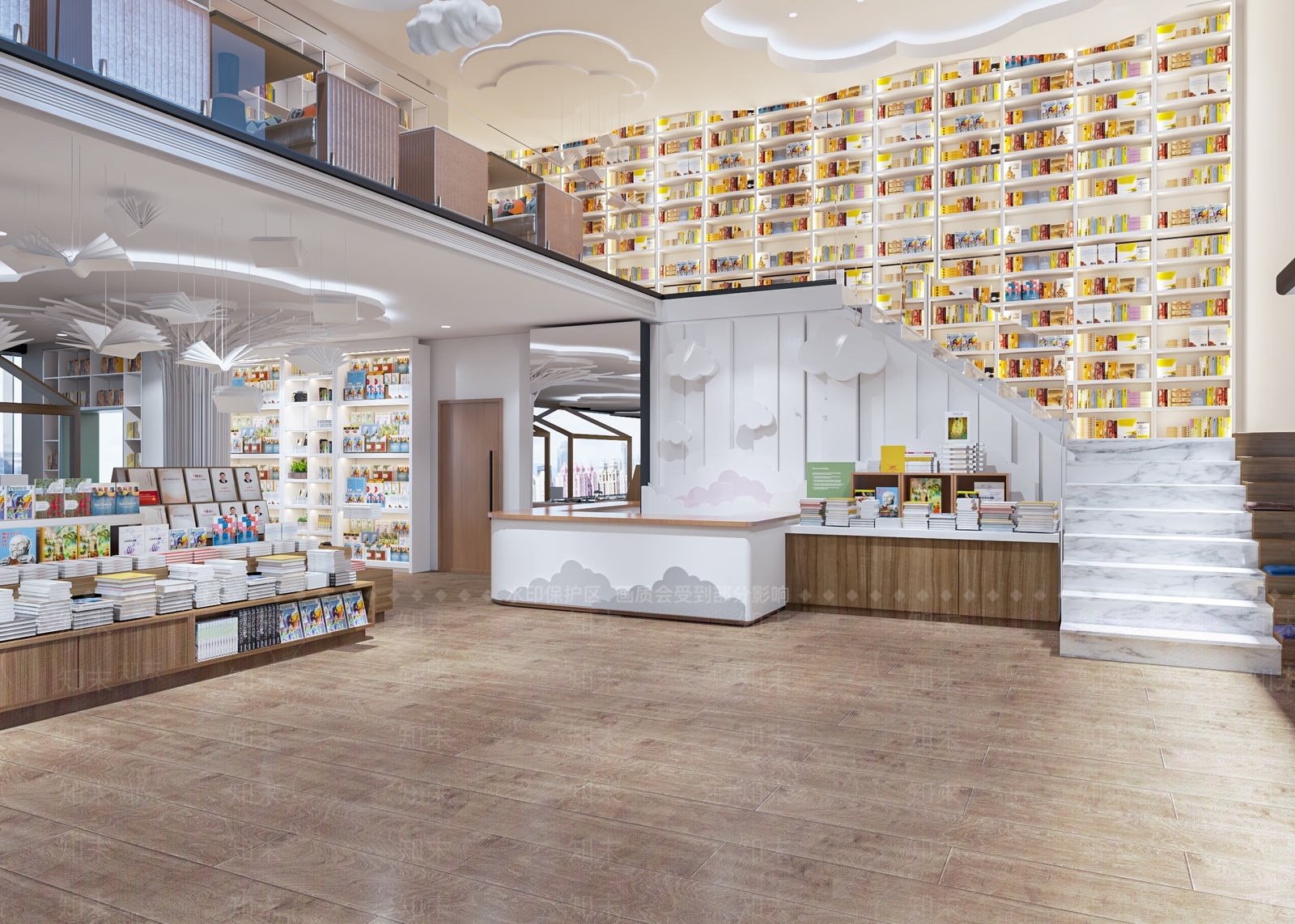 现代图书馆SU模型下载【ID:1117599463】