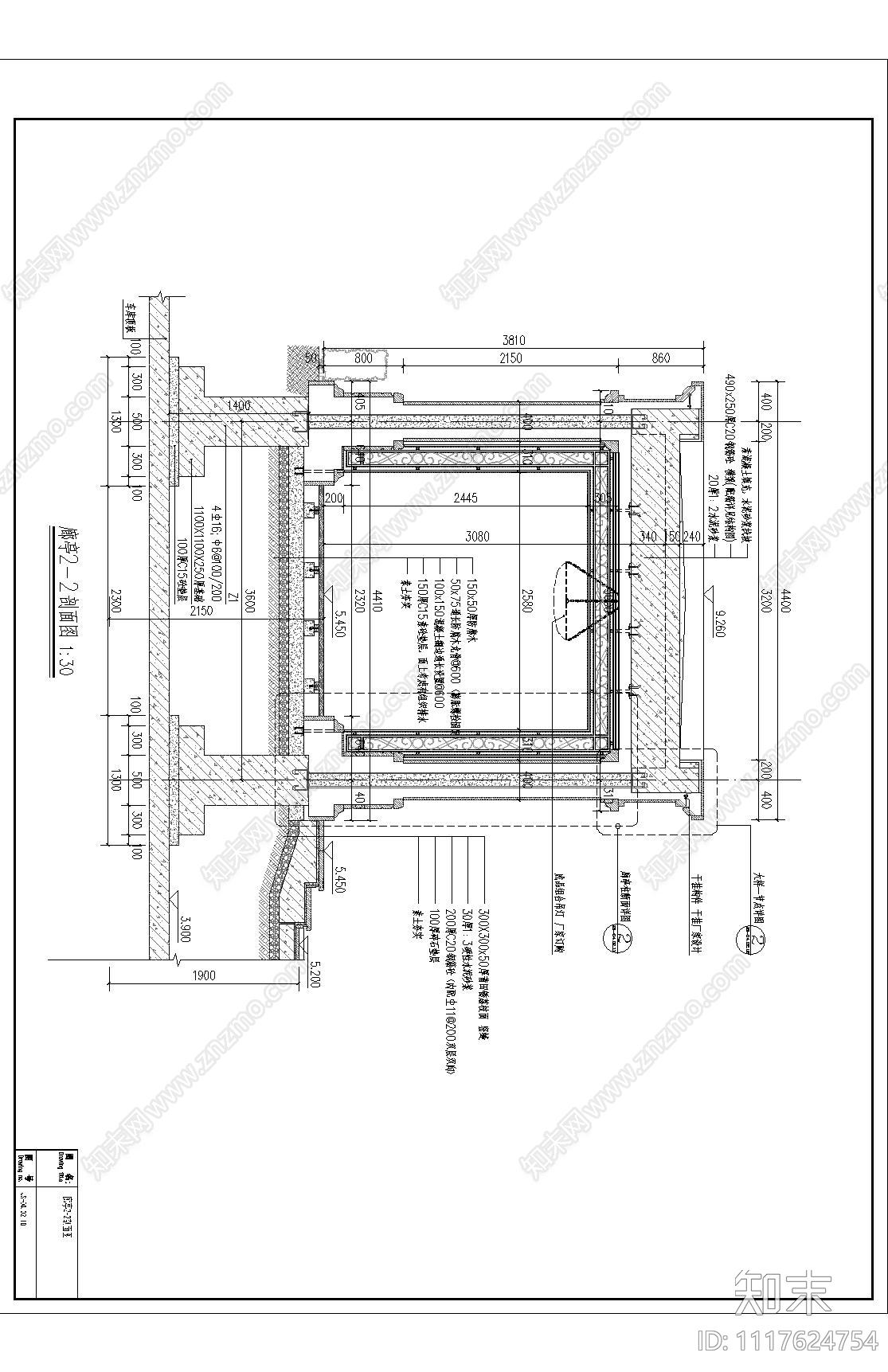 小区居住区景观施工图cad施工图下载【ID:1117624754】