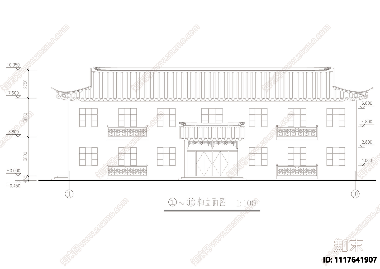 检查院拘留所建筑设计施工图施工图下载【ID:1117641907】