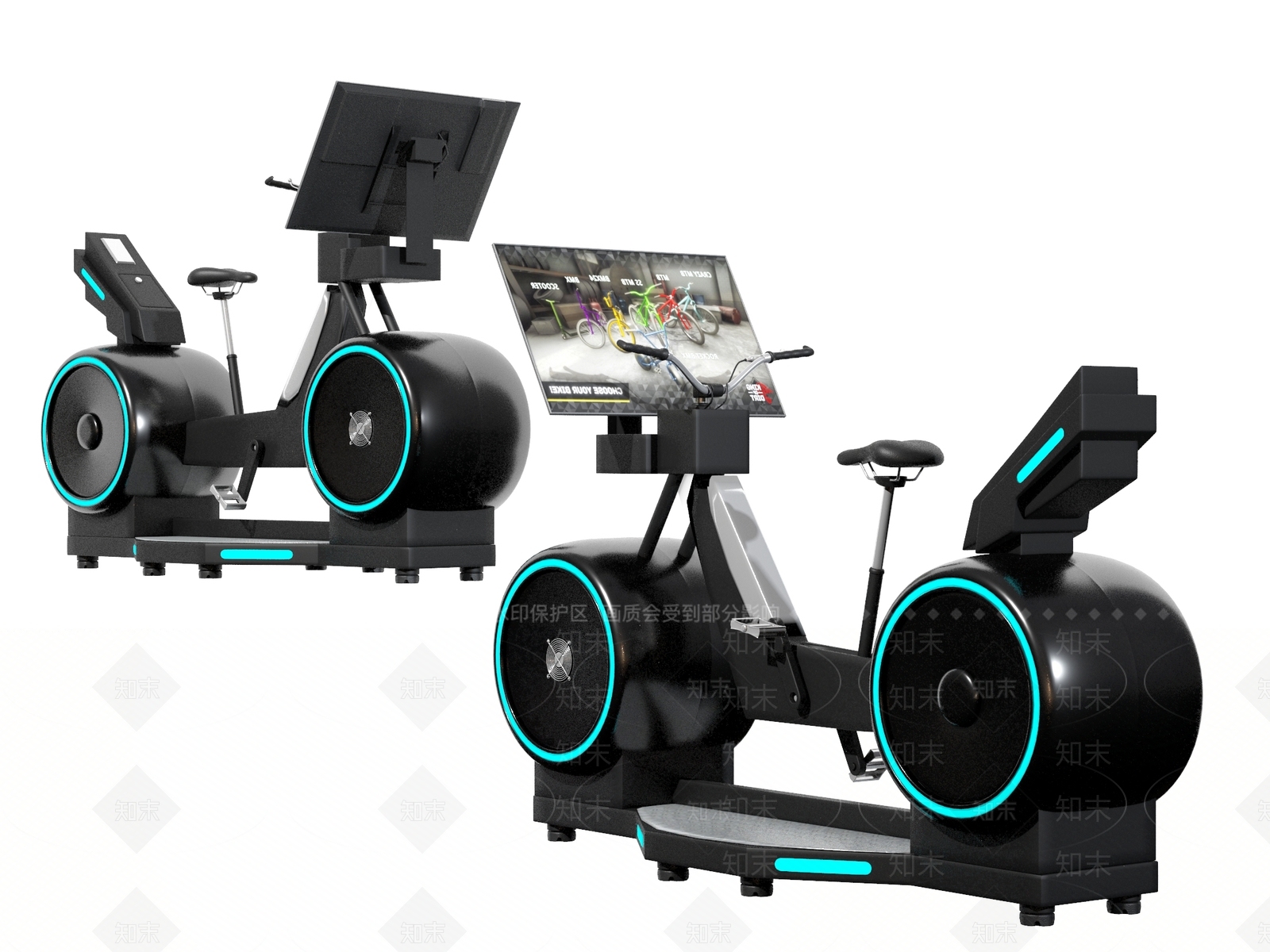 动感单车3D模型下载【ID:1117703185】