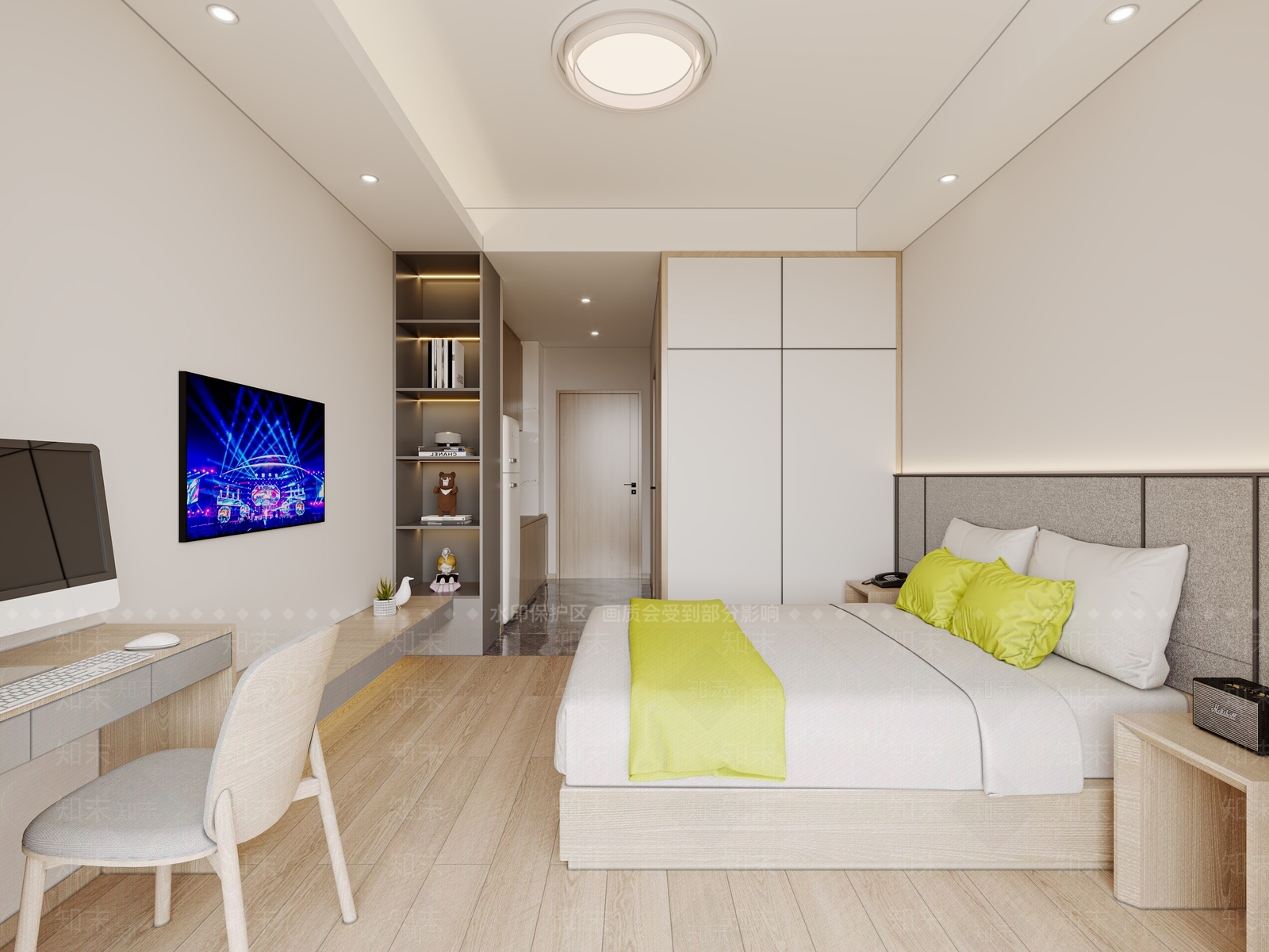 现代单身公寓3D模型下载【ID:1117722094】