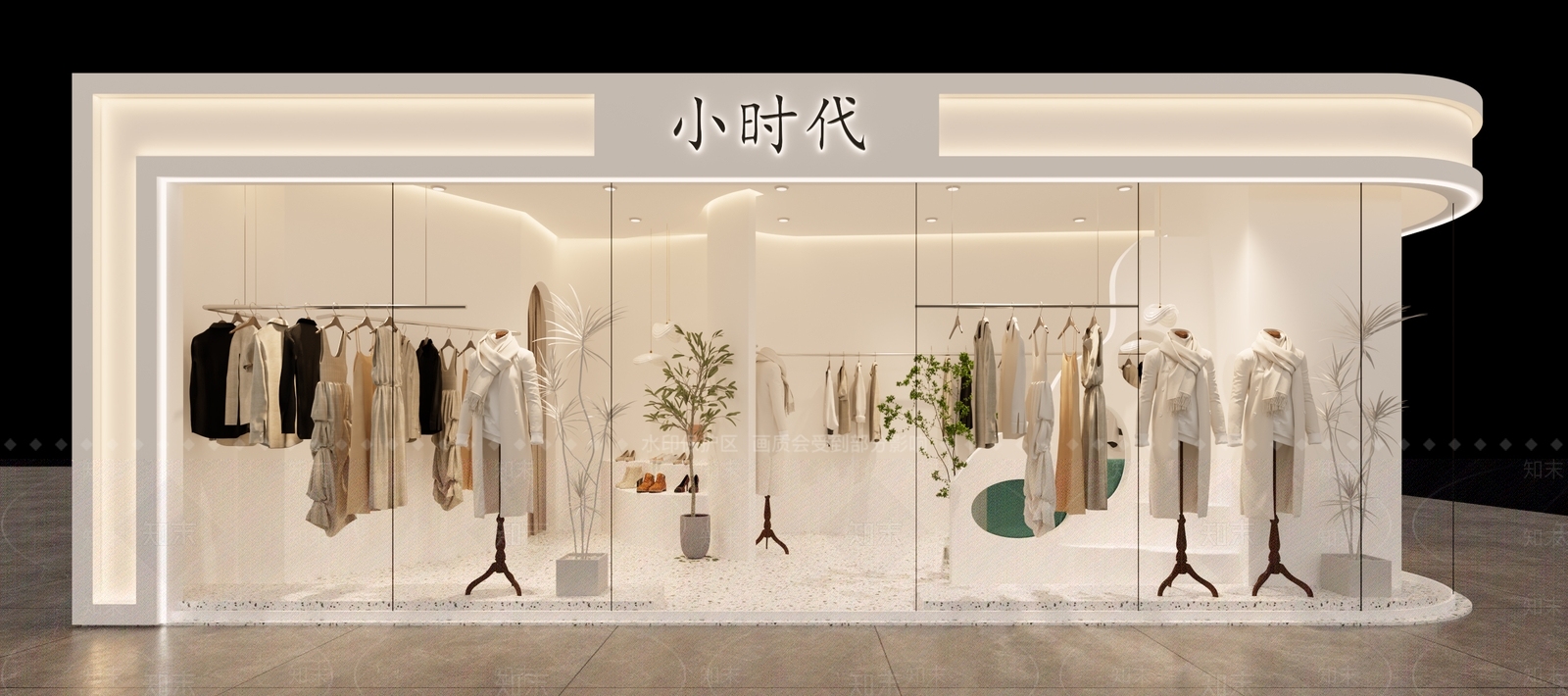 现代女装店3D模型下载【ID:1117721854】