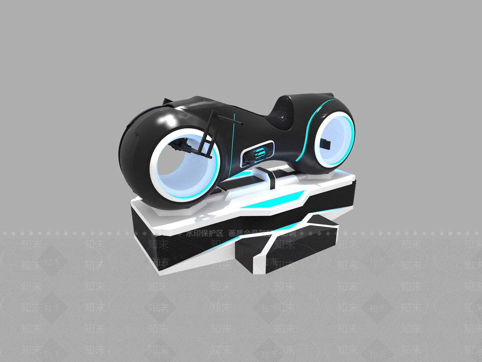 现代VR摩托车3D模型下载【ID:1117723105】