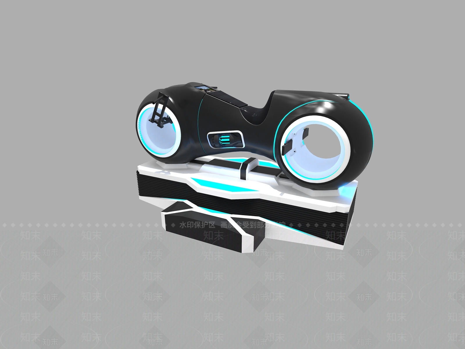 现代VR摩托车3D模型下载【ID:1117723105】