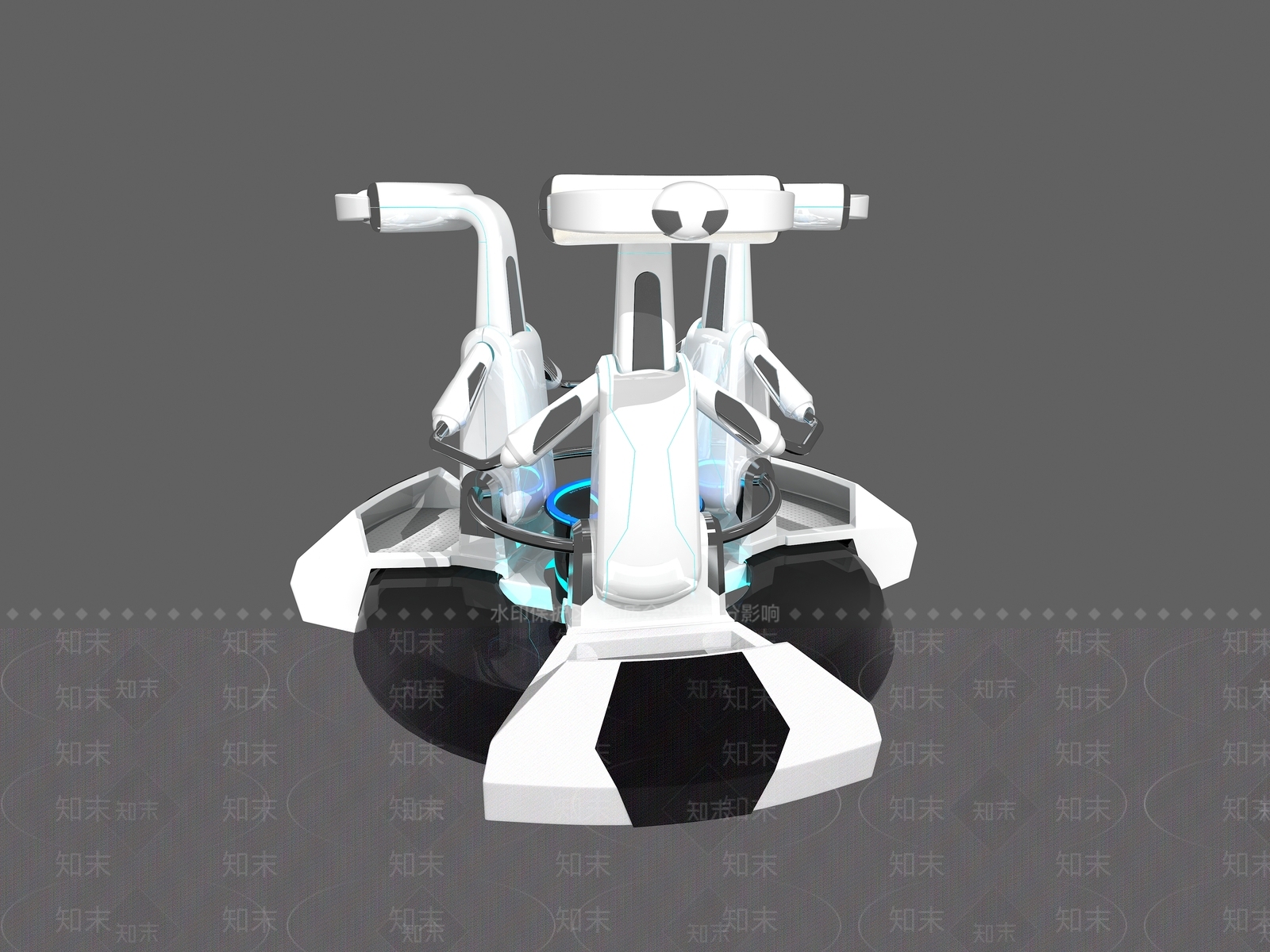 现代VR游戏机3D模型下载【ID:1117734530】