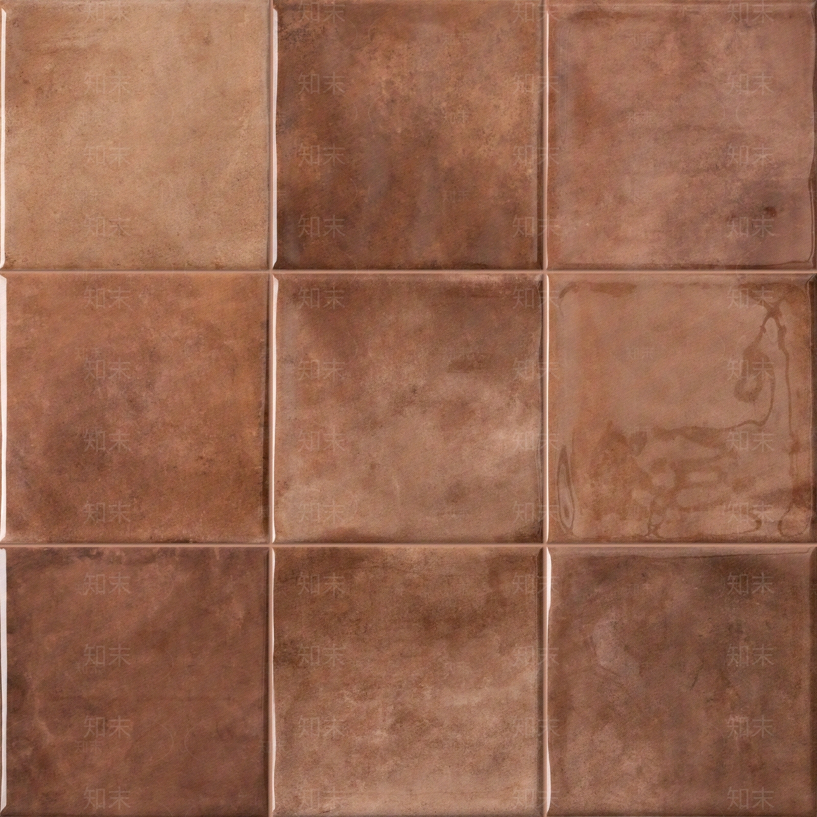 古铜色仿古金属砖贴图下载【ID:1117874802】