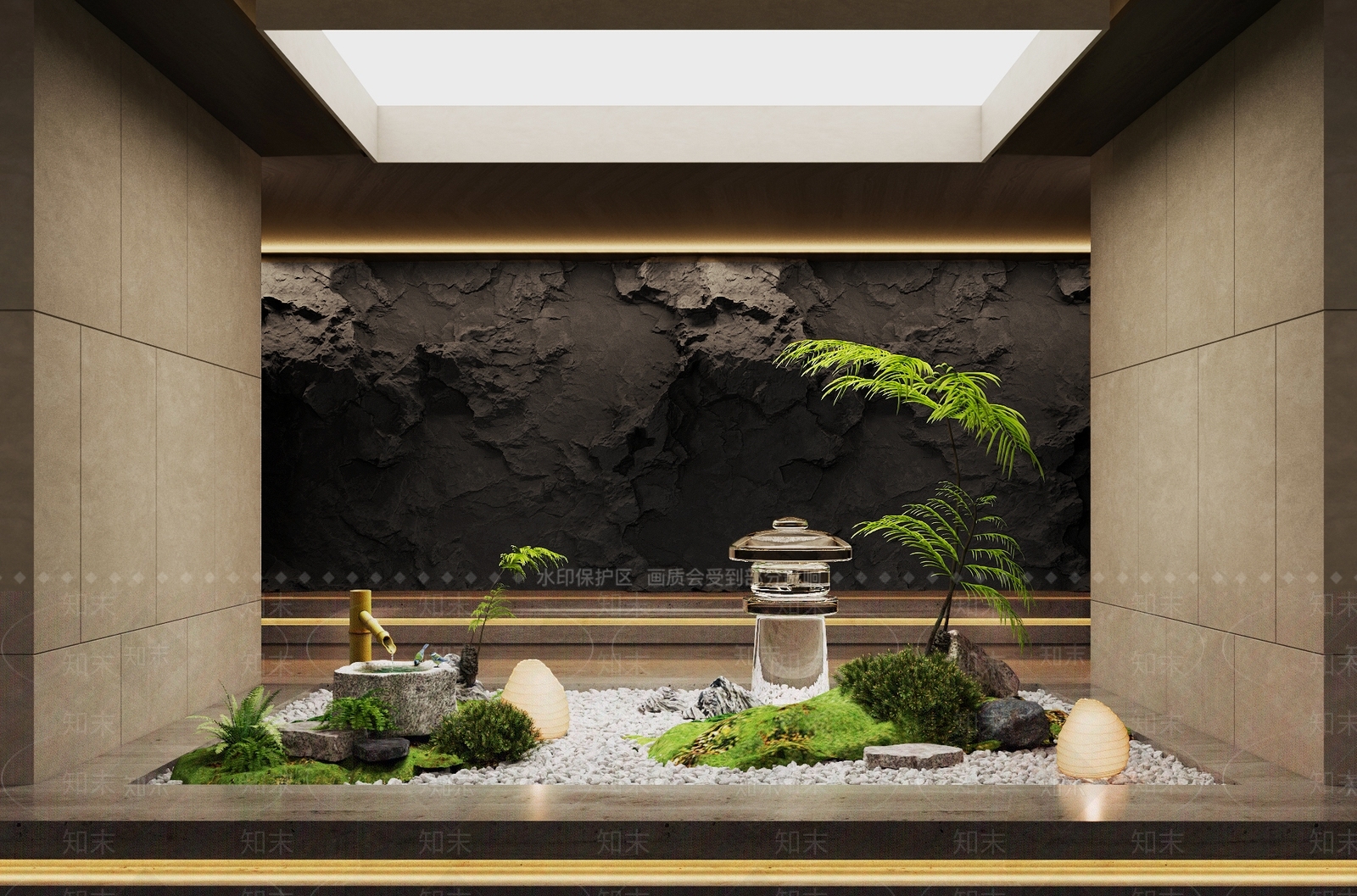 现代绿植景观3D模型下载【ID:1117763591】