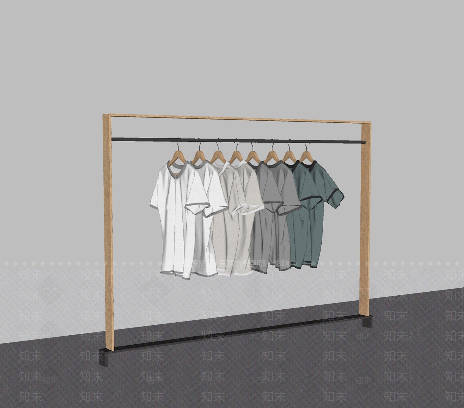 现代服装SU模型下载【ID:1117776942】