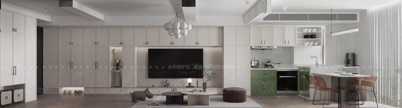 现代loft公寓3D模型下载【ID:1117862992】