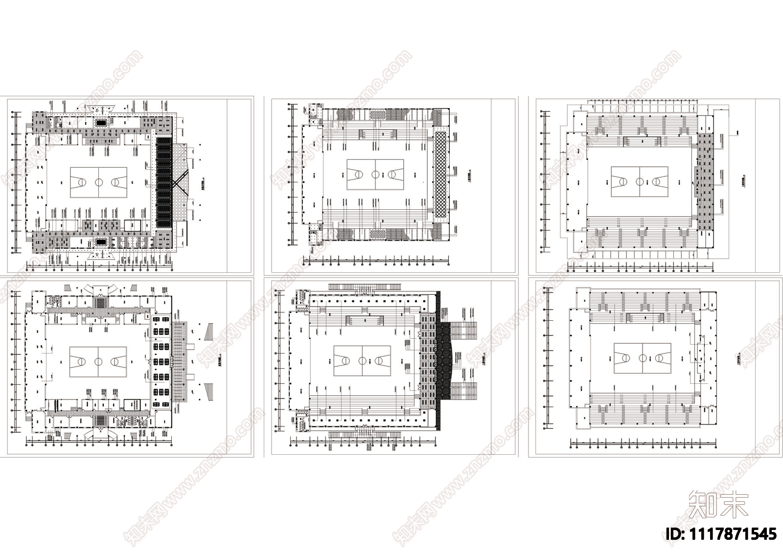体育馆装修图施工图施工图下载【ID:1117871545】