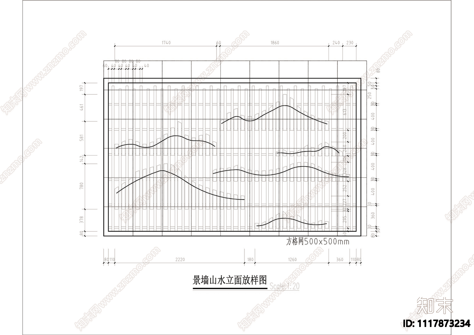 新中式别墅庭院景观施工图施工图下载【ID:1117873234】